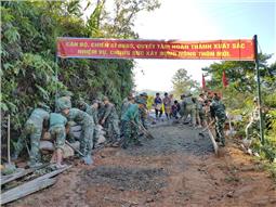 Xây dựng môi trường văn hóa  ở Trung đoàn 852